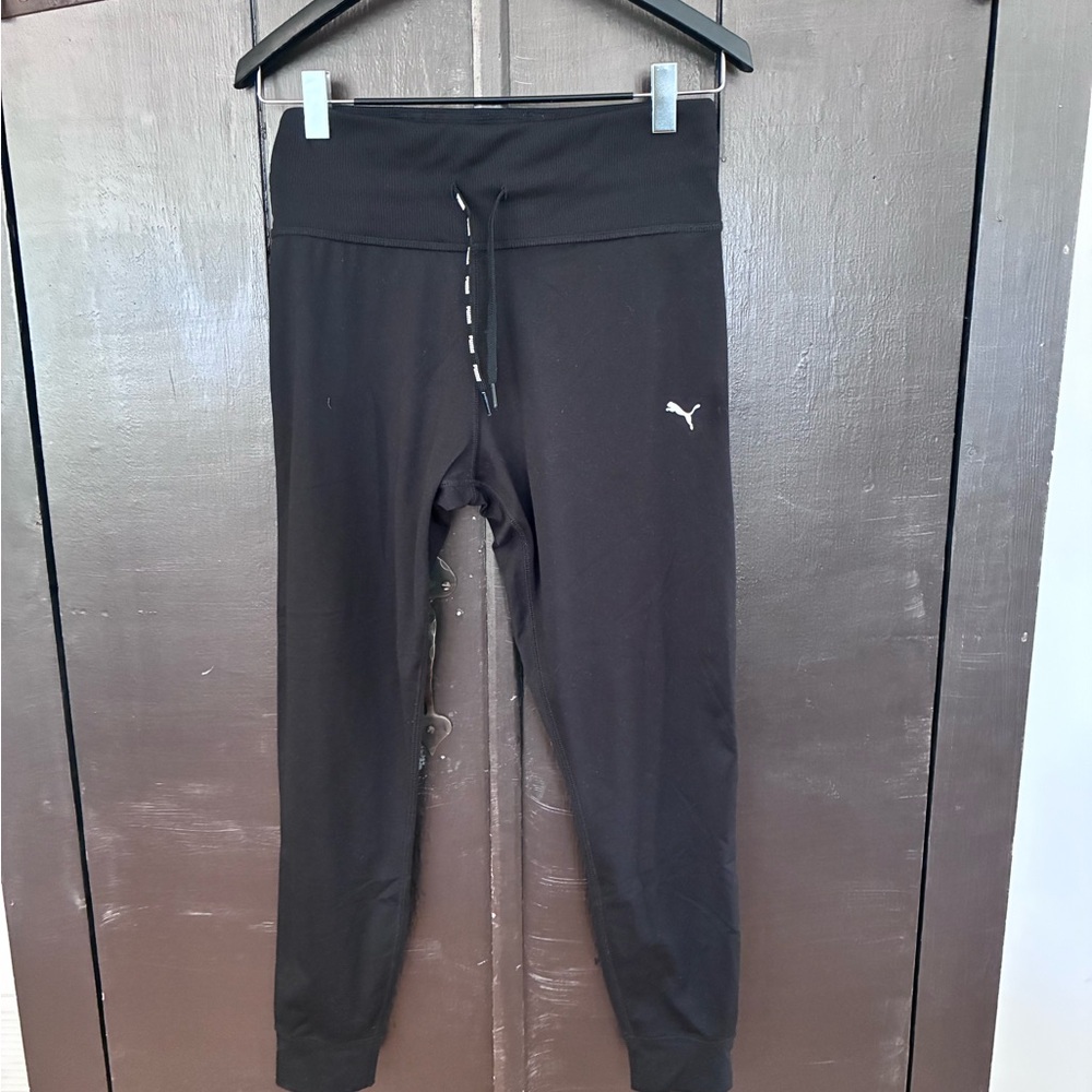 Puma Black Women’s Jogger Pants with Logo